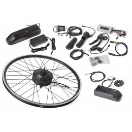 Мотор-колесо (комплект) 48V 350W LCD 26" передний  + АКБ 48V 10А/ч (HL)