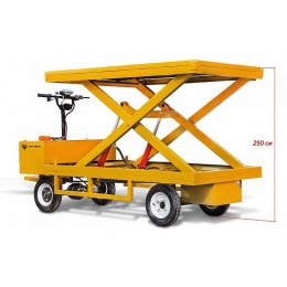 Платформенная тележка электрическая RuTrike ПЛИТА ЛИФТЕР 2500