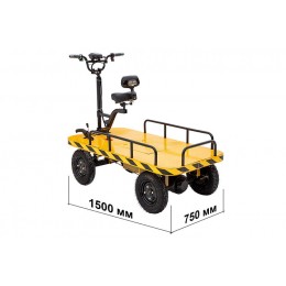 Платформенная тележка электрическая RuTrike СКЛАД 1500 NEW