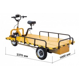 Платформенная тележка электрическая RuTrike ТАКСА ВАЙД