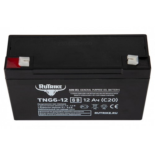 Аккумуляторная батарея RuTrike TNG6-12 (6V12A/H C20)