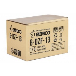 Тяговый аккумулятор ELTRECO 6-DZF-13 (6-DZF-12) (12V13A/H C3)