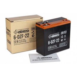 Тяговый аккумулятор ELTRECO 6-DZF-22 (6-DZF-20) (12V22A/H C2)
