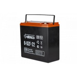 Тяговый аккумулятор ELTRECO 6-DZF-22 (6-DZF-20) (12V22A/H C2)