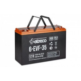 Тяговый аккумулятор ELTRECO 6-EVF-35 (12V35A/H C3)