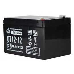 Тяговый аккумулятор ELTRECO OT12-12 (6-F-12) (12V12A/H C20)