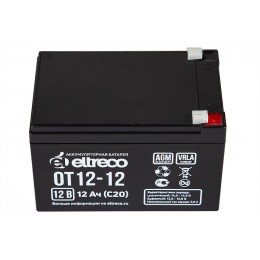 Тяговый аккумулятор ELTRECO OT12-12 (6-F-12) (12V12A/H C20)