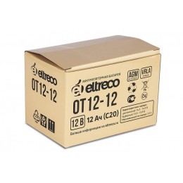 Тяговый аккумулятор ELTRECO OT12-12 (6-F-12) (12V12A/H C20)