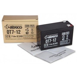 Тяговый аккумулятор ELTRECO OT7-12 (6-F-7) (12V7A/H C20)