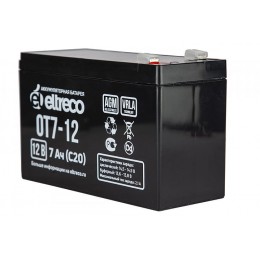 Тяговый аккумулятор ELTRECO OT7-12 (6-F-7) (12V7A/H C20)