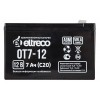 Тяговый аккумулятор ELTRECO OT7-12 (6-F-7) (12V7A/H C20)
