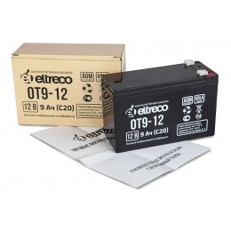 Тяговый аккумулятор ELTRECO OT9-12 (6-F-9) (12V9A/H C20)