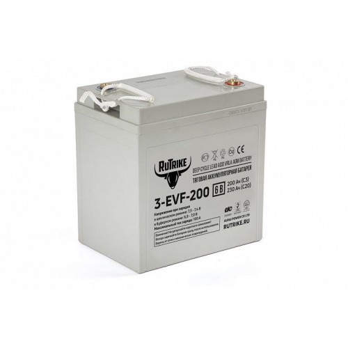 Тяговый аккумулятор RuTrike 3-EVF-200 (6V200A/H C3)