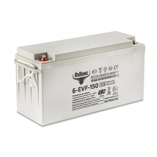 Тяговый аккумулятор RuTrike 6-EVF-150 (12V150A/H C3)