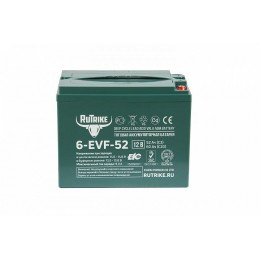 Тяговый аккумулятор RuTrike 6-EVF-52 (12V52A/H C3)