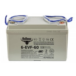 Тяговый аккумулятор RuTrike 6-EVF-60 (12V60A/H C3)