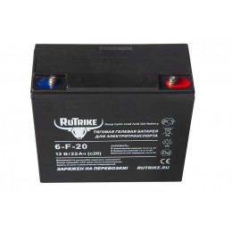 Тяговый аккумулятор RuTrike 6-F-20 (12V20A/H C20)