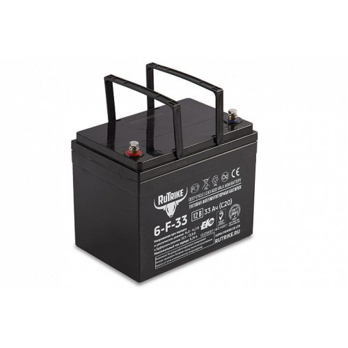 Тяговый аккумулятор RuTrike 6-F-33 (12V33A/H C20)
