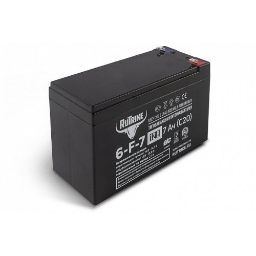 Тяговый аккумулятор RuTrike 6-F-7 (12V7A/H C20)