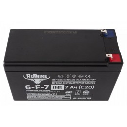 Тяговый аккумулятор RuTrike 6-F-7 (12V7A/H C20)