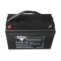 Тяговый аккумулятор RuTrike 6-GFM-100 (12V108A/H C20)